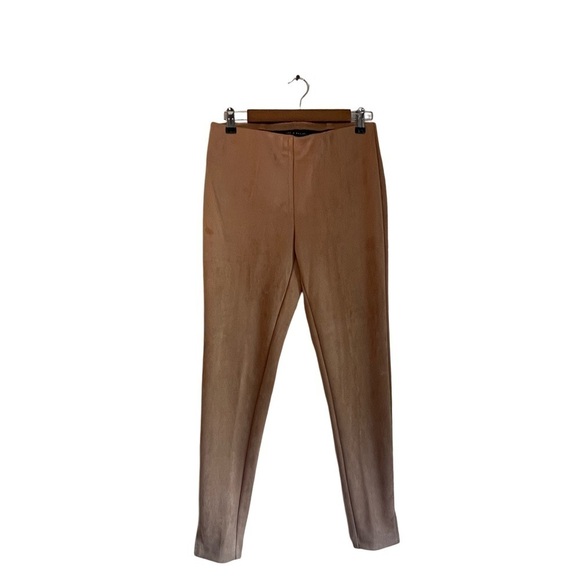 Zac & Rachel Pants - Zac & Rachel Faux Suede Stretch Pants Size S Color Chestnut